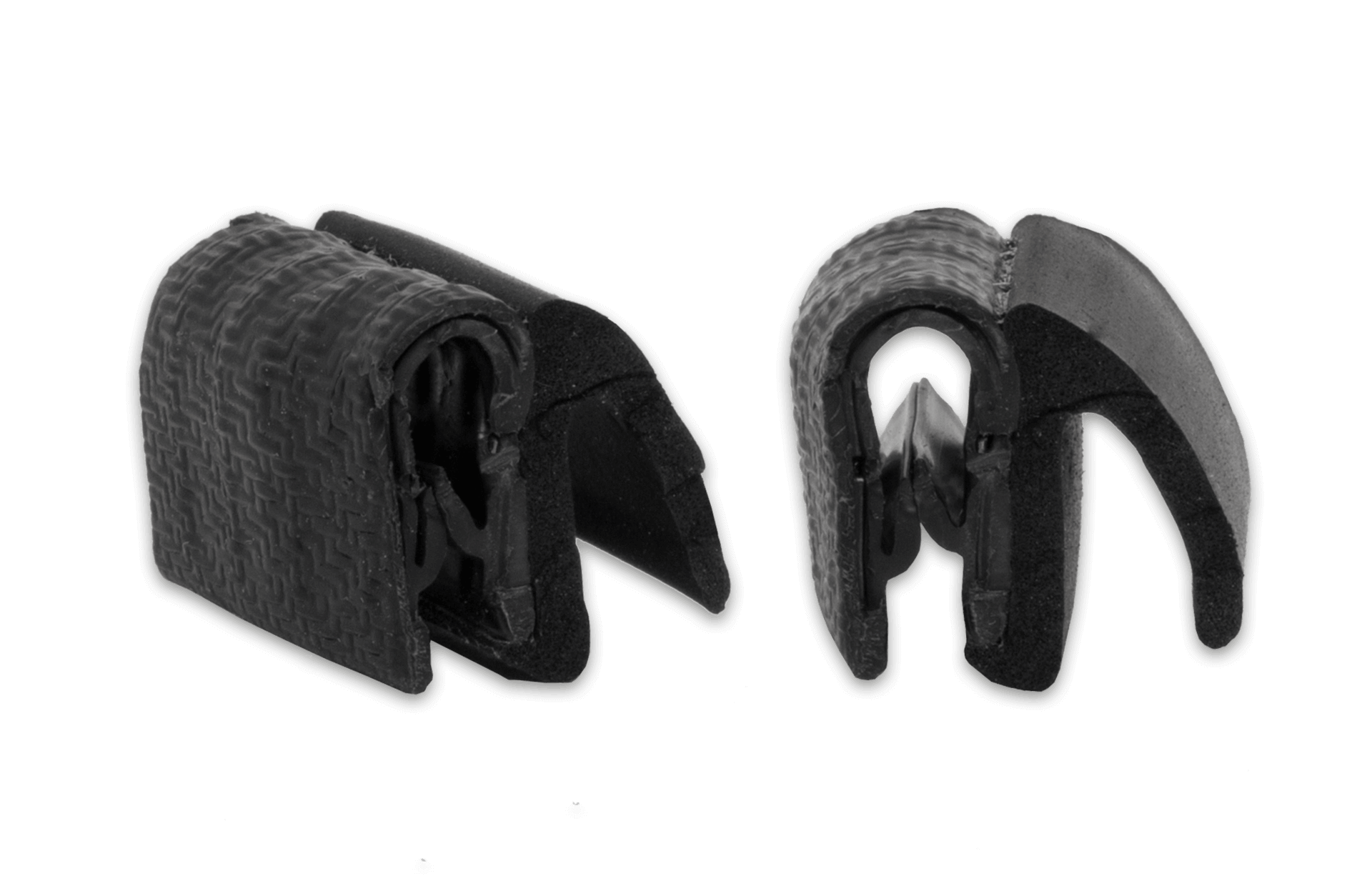 Kantenschutz 1-4 mm schwarz, Dichtlippe seitl. - HHD Kantenschutz